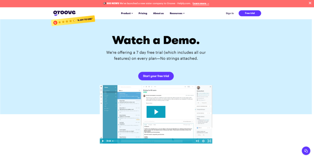 Transitioning users from product demo to subscription is a major milestone