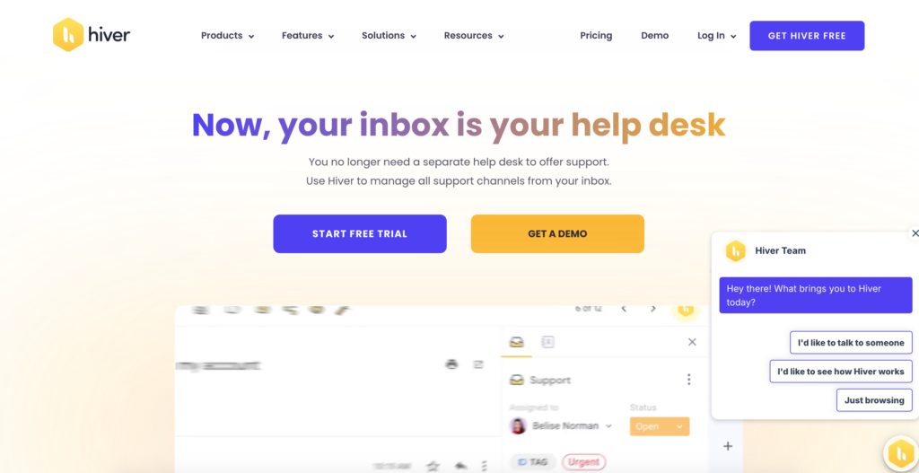 Hiver's platform revolves around direct integration with Gmail, so we can safely say that it is a help desk ticketing system for small business. 