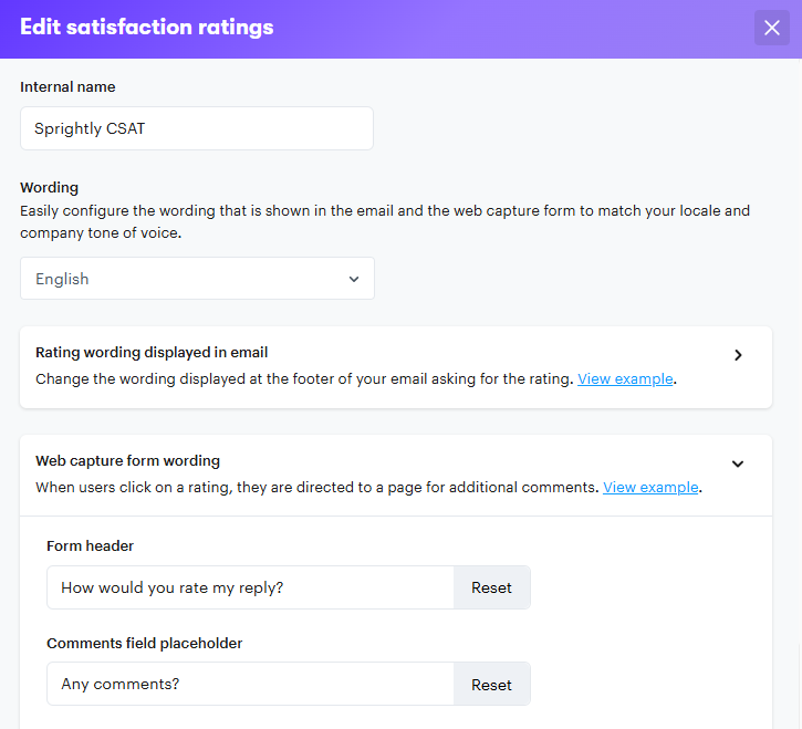 We want to make collecting feedback easy and automated with Groove. CSAT can be embedded into emails, prompting customers to rate service immediately for a higher degree of accuracy. 