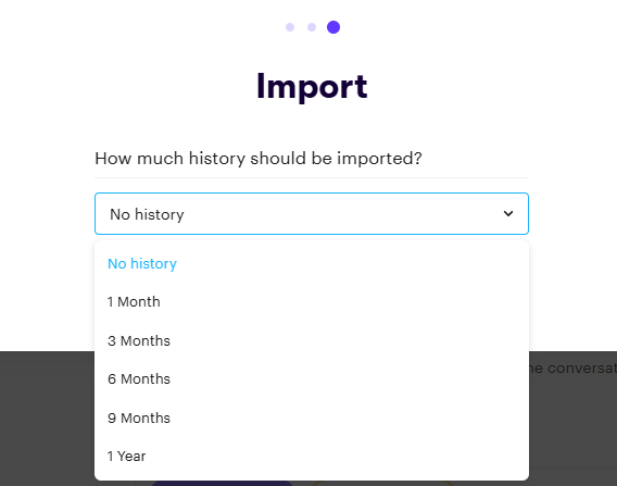 Importing your history from your email to your new Groove account